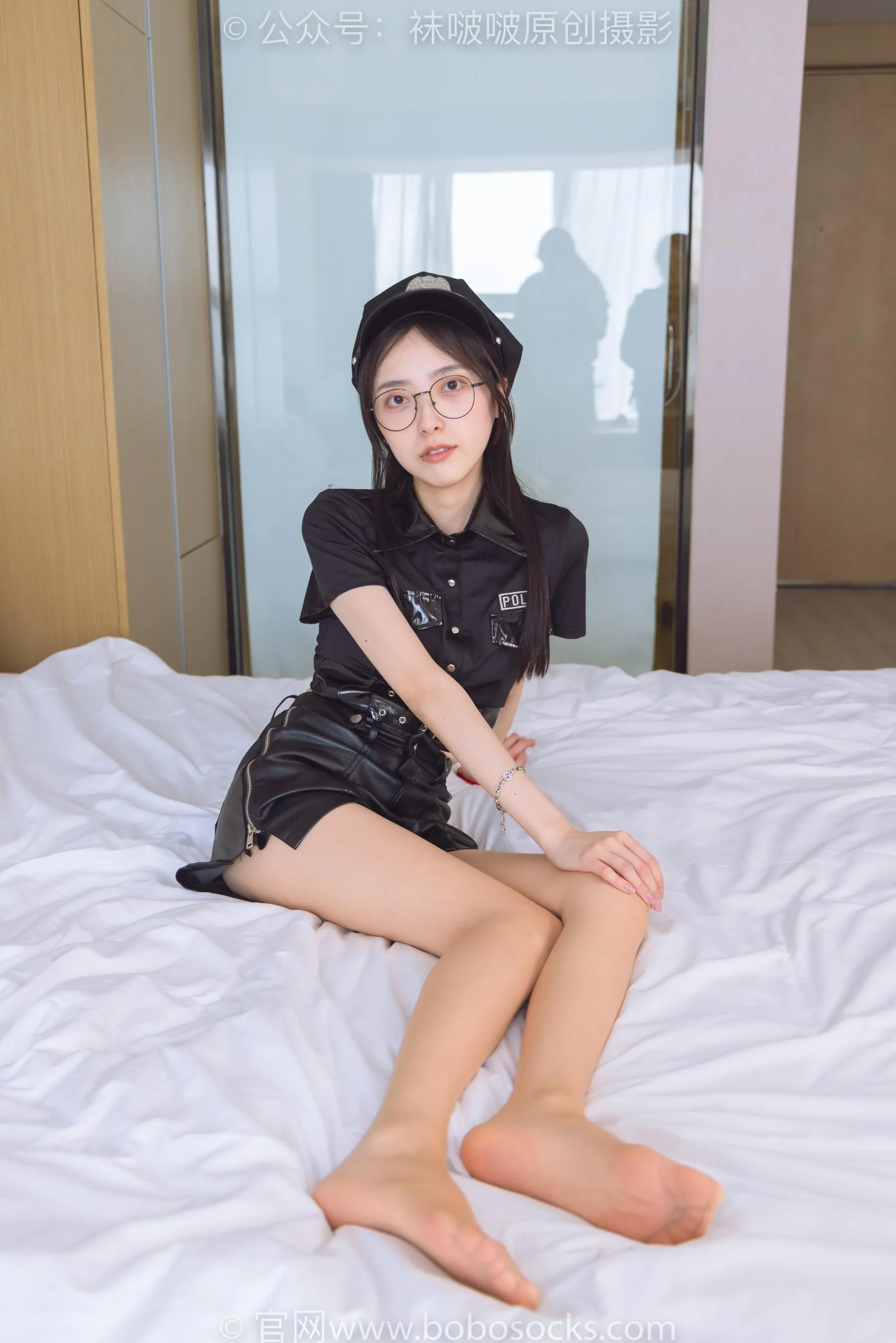 [BoBoSocks袜啵啵]NO.198 稚予-皮鞋、黑色小腿袜、高跟鞋、肉丝[23] [52P]插图9